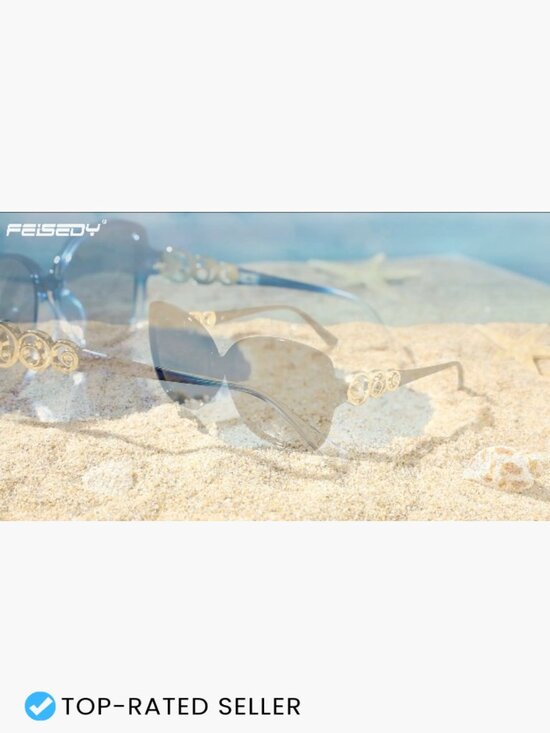 Oversized Square Sunglasses with Pearl Accents Polarized UV Protection Glasses main image 7